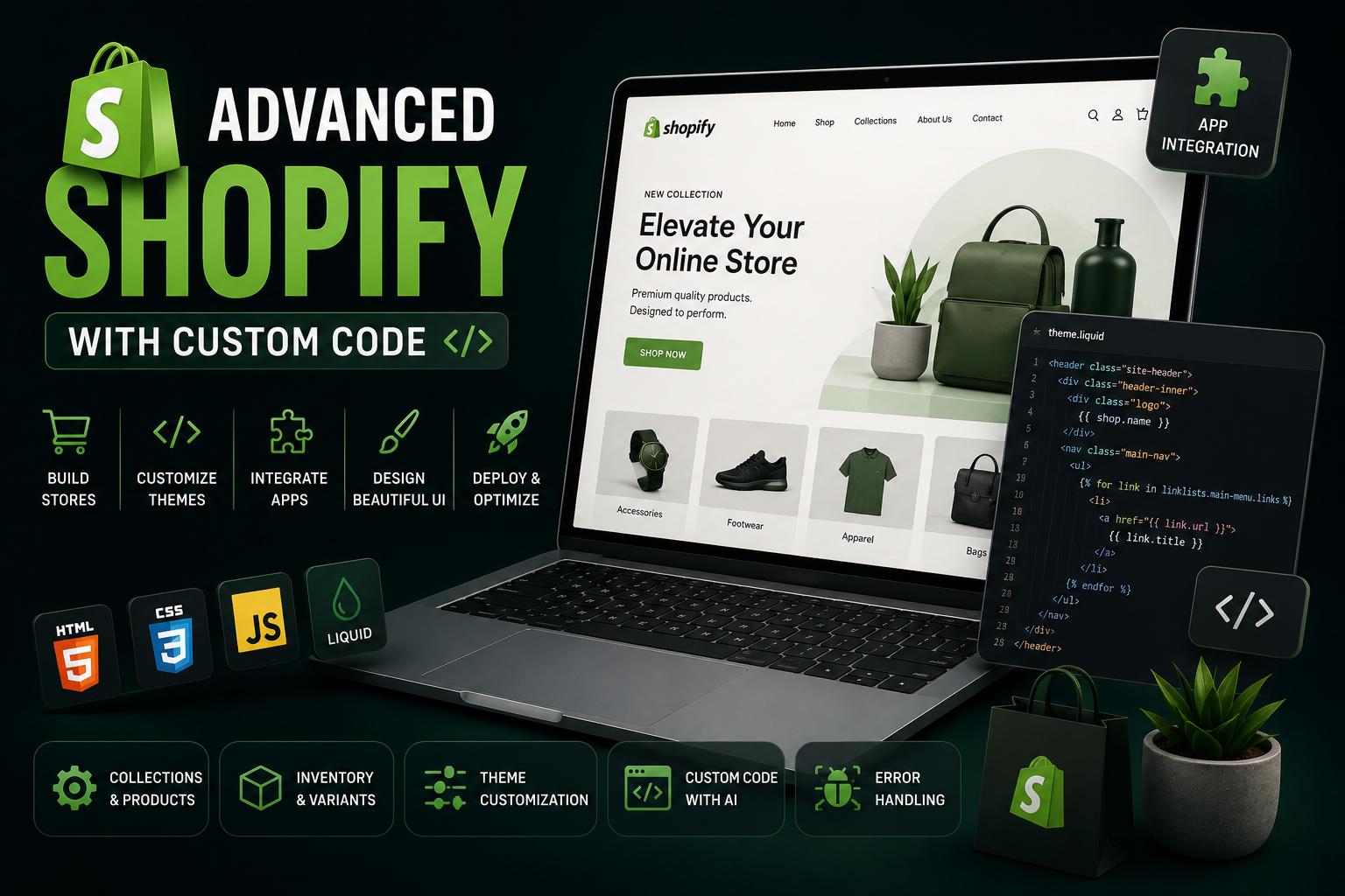 Advanced Shopify With (Custom Code)